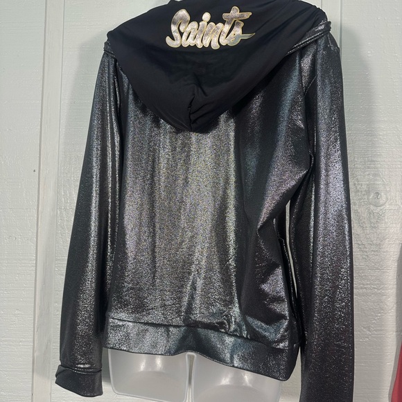 NFL Couture New Orleans Saints Metallic Couture Full Zip Womens XL EUC - Picture 4 of 8